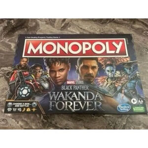 New sealed wakanda forever‎ monopoly game​